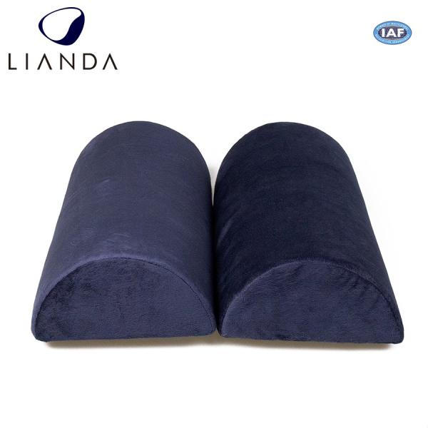 Half Cylinder Memory Foam Cushion , Black Foam Foot Rest Cushion For Office / Home