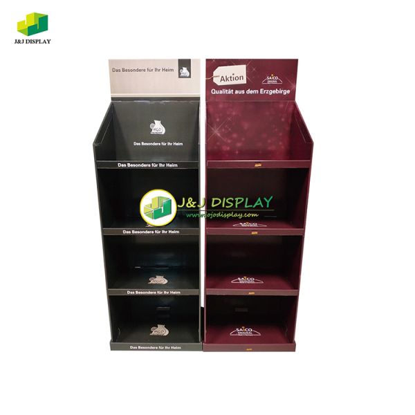 Adjustable Knock Down Stand Paper Display Units Foldable for Stationery