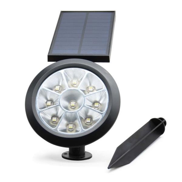 Garden Outdoor Solar LED Lights Spotlights Adjustable Angle 90 / 180 Degree