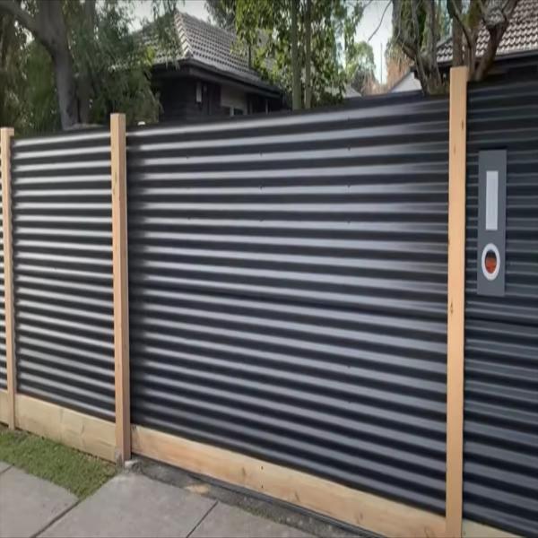 Low Maintenance Decorative Metal Fence Panels Easy Surface Mount Installation