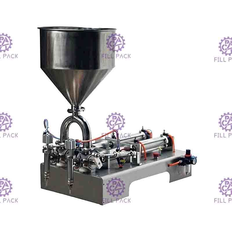 1000ml Semi Auto Pneumatic Liquid Paste Filling Machine