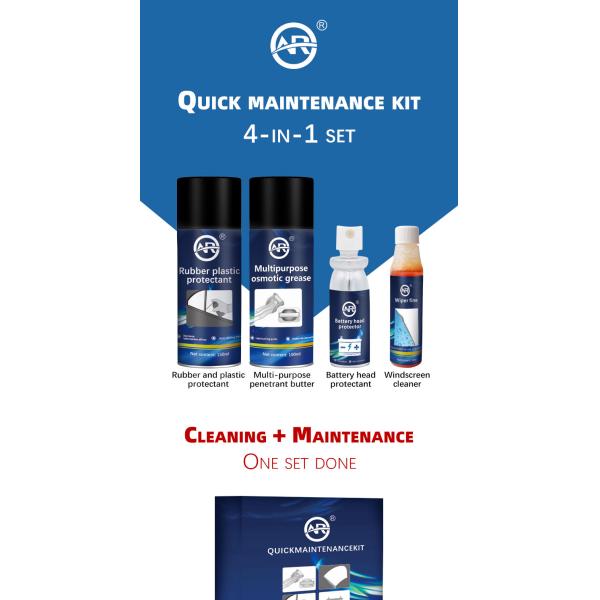 Kit de mantenimiento del vehículo de tres años de duración para protección rápida de la batería y el caucho