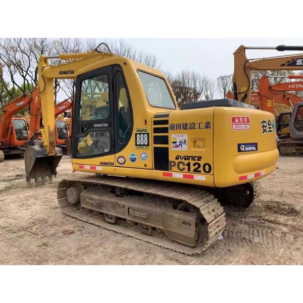 12 Tons Used Komatsu PC120-6 Crawler Hydraulic Excavator Security Guarantee