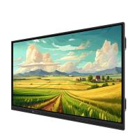 Iboard EDLA Google Certifié Android 13 Multi Window Tableau blanc Logiciel haut-parleur Microphone Caméra Mobile Stand en option