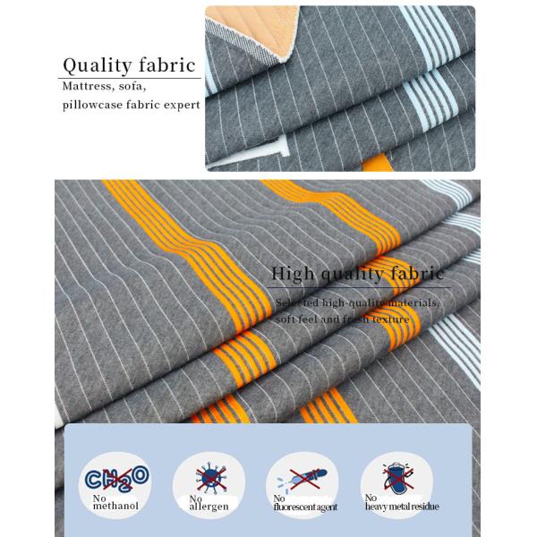 Knitted Jacquard Bamboo Fiber Fabric Yarn Dyed Polyester Latex Pillow Bed Cushion