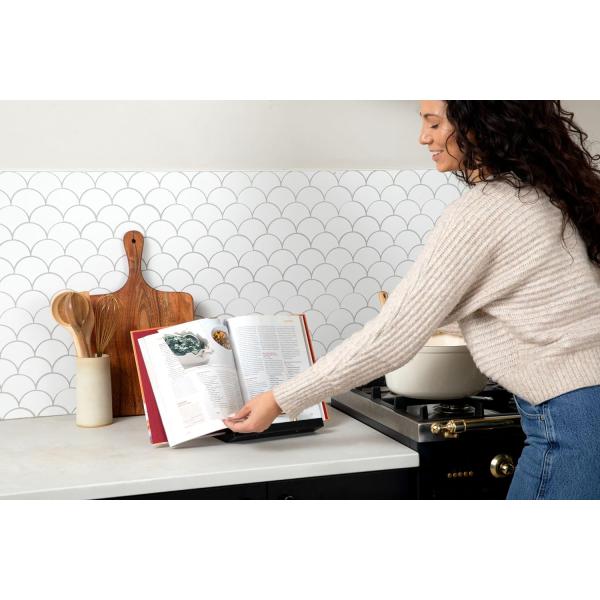 Sample Charge Free Folding Recipe Book Stand for Kitchen Counter Triangle Page Holder