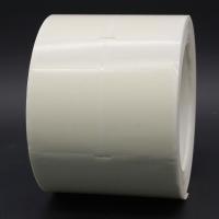 Étiquette adhésive de câble de 40x70-20 mm 1 mil blanc brillant transparent résistant à l'eau Étiquette de câble en polyester
