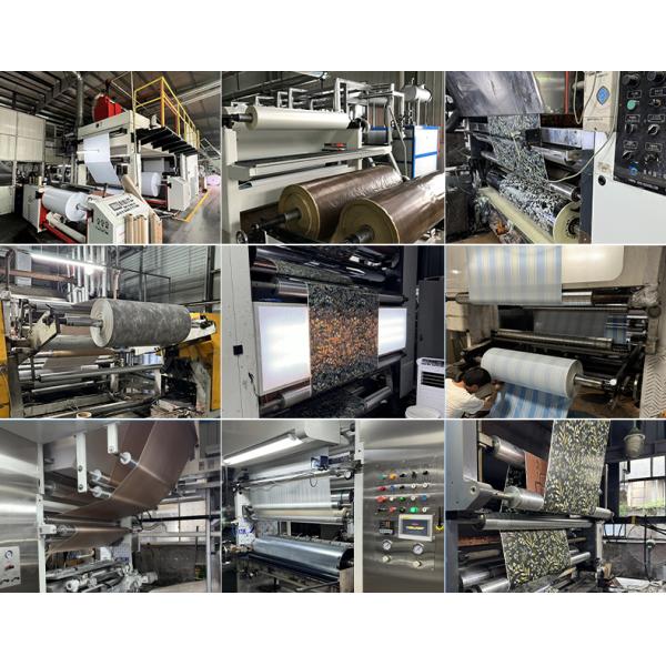 Self-Adhesive PVC Film Wallpaper Moisture-Proof Fireproof 1.22x50M