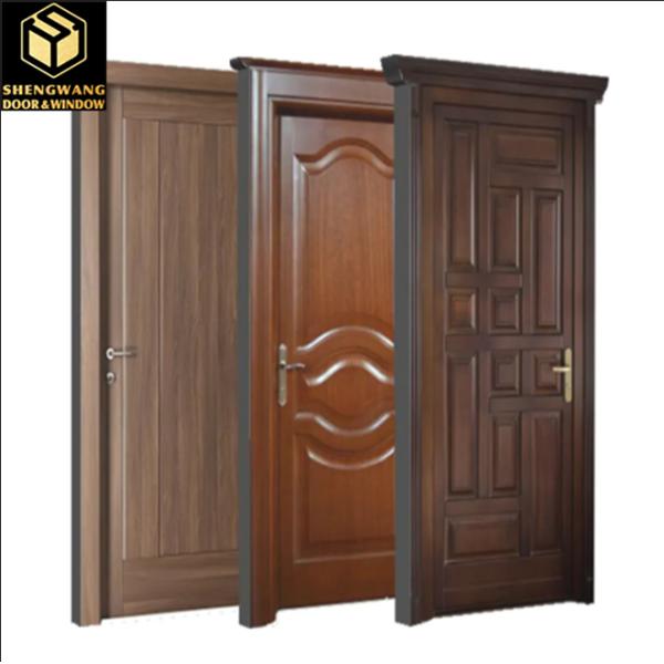 Incendio resistente Swing izquierda de aluminio Tienda Puertas delanteras Villa Puertas delanteras de aluminio sólido