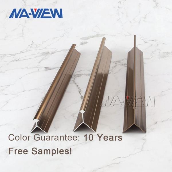 Nickel Ceramic Corner Quadrant Quarter Round Tile Trim Molding Edging