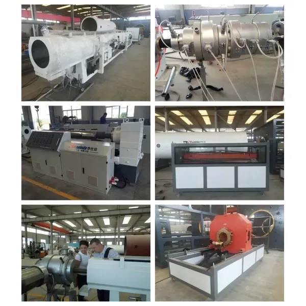ISO9001:2008 Certified PERT-50/200MM Pre-Insulated Pipe Production Line with One-Step Continuous Foaming Process