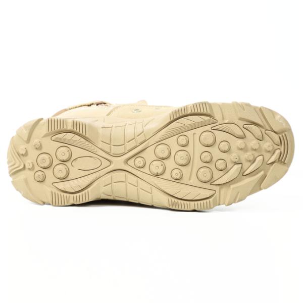 Breathable Waterproof Low Cut Tactical Boots With Zipper Oil Resistant