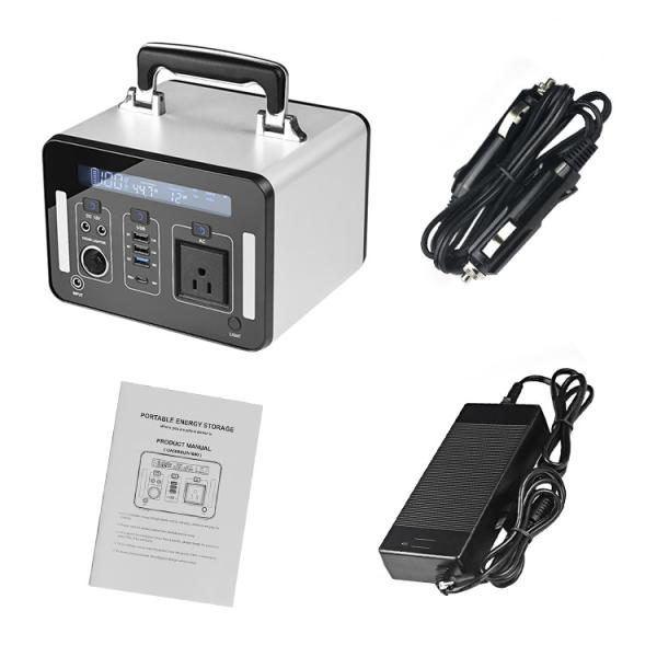 Rechargeable 500W DC12V Outdoor Solar Charging Station