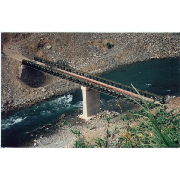 Cable Stayed Bailey Bridge Steel Footbridges With hot-dip galvanized