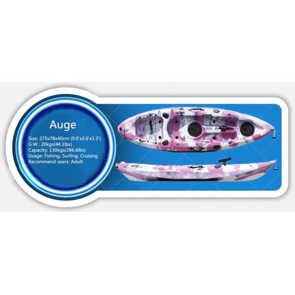 Отлитое в форму Roto - сидите на верхнем каяке достаточное заднее сиденье емкости УЛЬТРАФИОЛЕТОВОЕ устойчивое нормальное