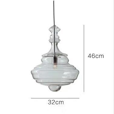 Nordic Kitchen Pendant Lights Art Deco Glass Lamps Glory Restaurant Hanging Lamp(WH-GP-31)