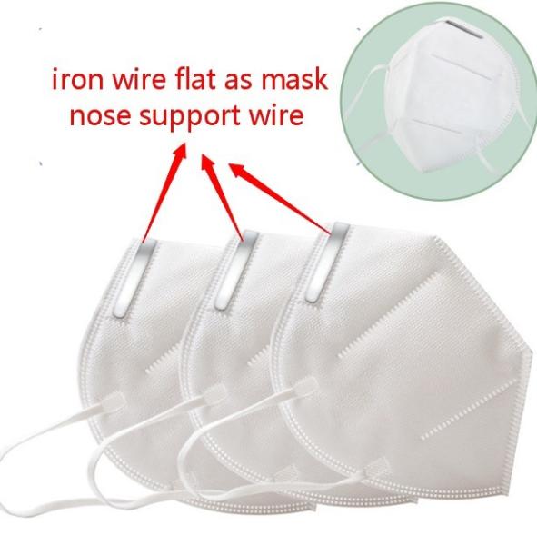 Disposable Protection KN95 Air Mask 10 Pcs / Pack Non Woven Melt Blown White Factory Directly Sales