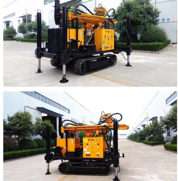 200m Depth Crawler Drilling Equipment Manufacturers With Air Compressor