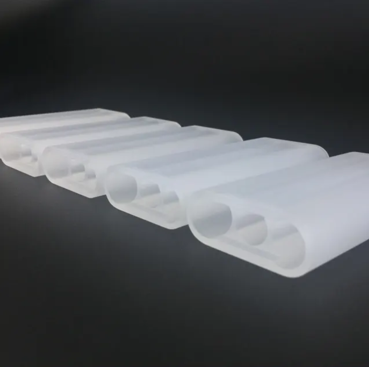 Customized High-Temperature Resistant Frosted Optical Quartz Glass Chamber