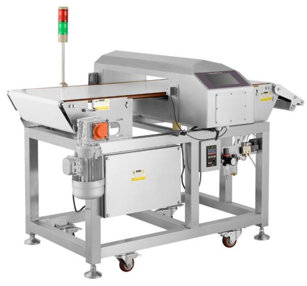 Conveyor Metal Detector With Adjustable Belt Speed Industrial Food Processing