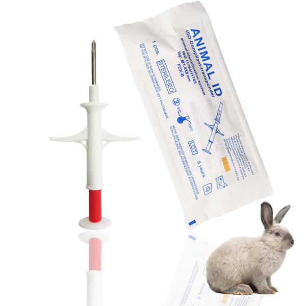 134.2KHz ICAR Certified Animal ID Microchip Injectable Transponder For Pet Tracking And Recovery