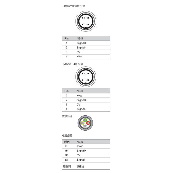 NS-B Series Pressure Sensor Strong Reliability Dynamic Static Liquid Pressure Switch