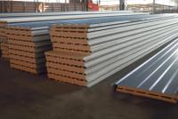 960 mm Panneau sandwich EPS à l'isolation thermique anti-incendie en couleur RAL / longueur personnalisée