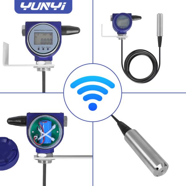 Sonde de capteur de niveau de liquide de pression sans fil industrielle IoT haute précision Yunyi