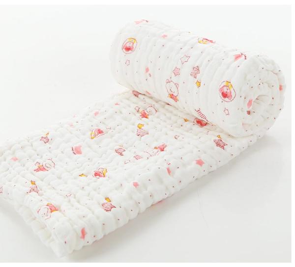 Eco Friendly Natural Gauze Fabric Baby Gauze Blankets 100m / Roll