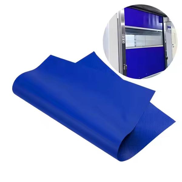 Anti UV Glossy Vinyl Coated Polyester Fabric High Speed Door Tarps 1000D 30*30 900g
