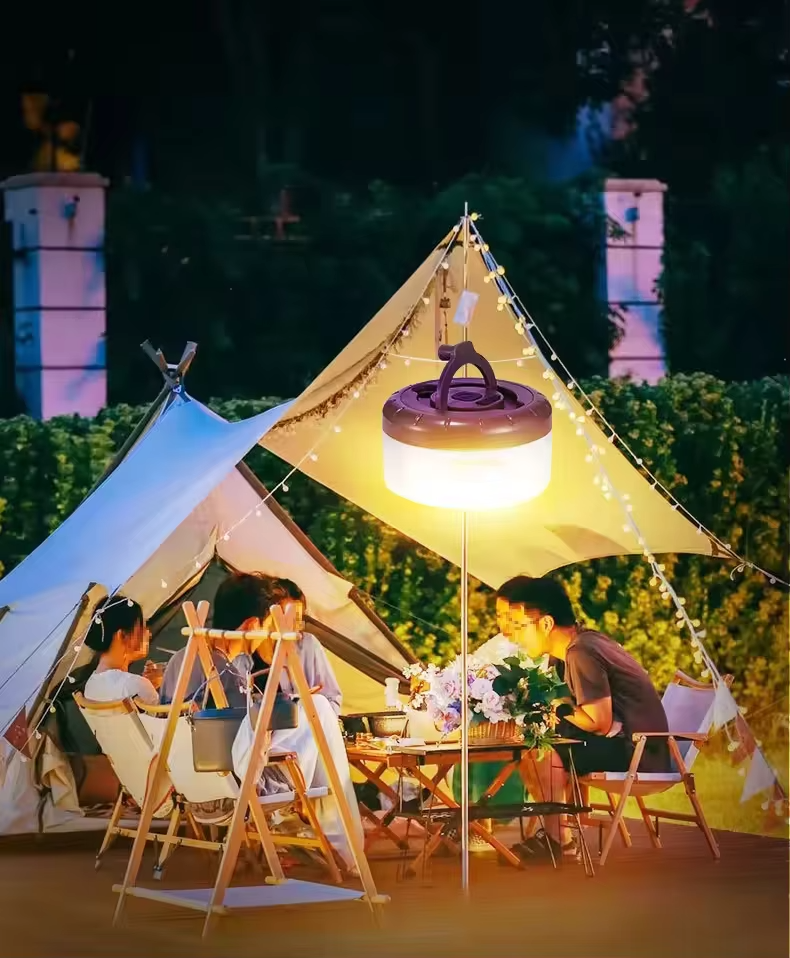 Waterproof and portable, RGB color light,  camping light string, outdoor emergency night light