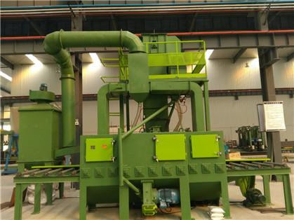 Surface Continuous Treatment 700mm Industrial Shot Blaster Roller Conveyor Type
