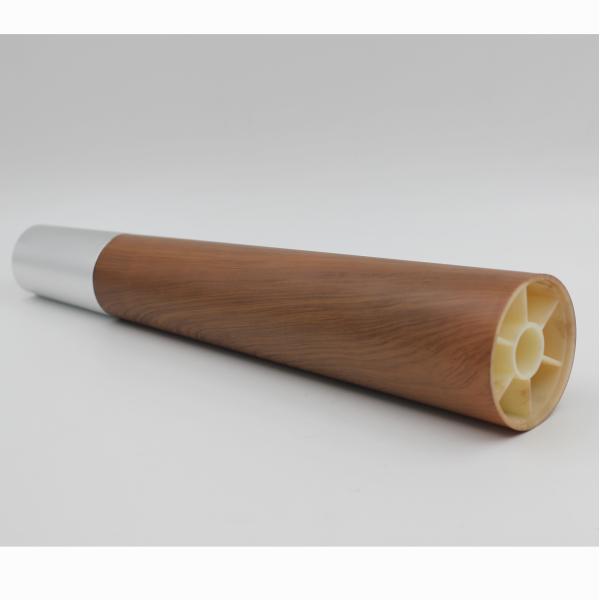 KR-P0290W 12 Inch Height Plastic Furniture Feet ABS Material With Wood Color