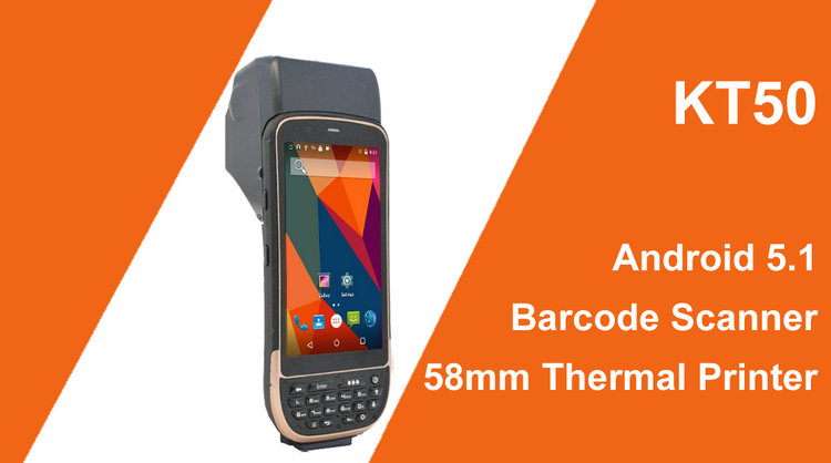 Портативная машинка изрезанное PDA MTK 1.3Ghz ISO9001 RAM 2GB андроида 5,1 для печатания штрафа за нарушение правил стоянки
