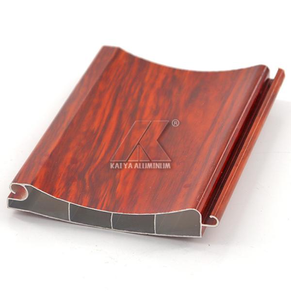 Factory Price Wood Grain 6063 Aluminum Roller Shutter Slat Profile