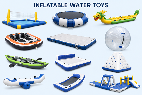 Custom Commercial Floating Inflatable Water Volleyball Court with Integrated Net Anchor Points and Non Slip Surface