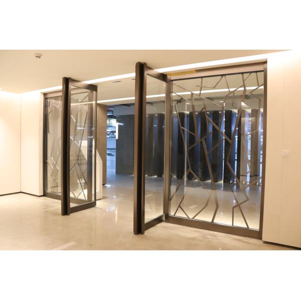 Steel Frame Accommodate Glass Panel , Main Entrance Metal Door Frame