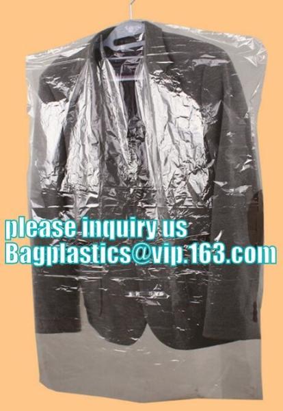 Transparent Wardrobe Storage Bags Cloth Hanging Garment Suit Coat Dust Cover,40 Showerproof Transparent Suit Garment Co