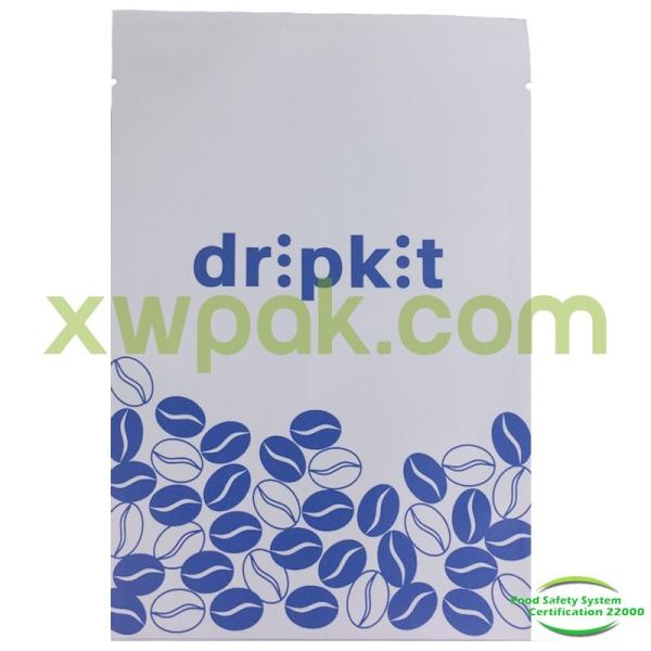 Ground Coffee Disposable Coffee Filter Bags / PE Kraft Drip Coffee Packets