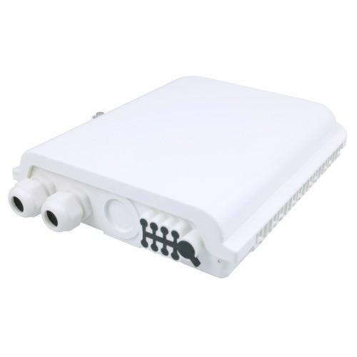Wall/Pole Mount 8 Cores Outdoor FTTH Optic Terminal Fiber Distribution Box with 3 Time