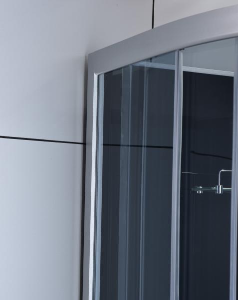 Cerco 39 de Grey Glass Wet Room Shower x39 ' x85”