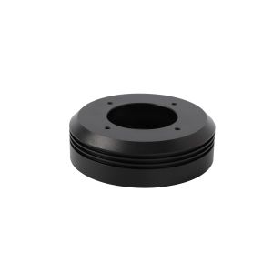 High-Quality Turning Metal Parts | Black Finished CNC Turned Aluminum