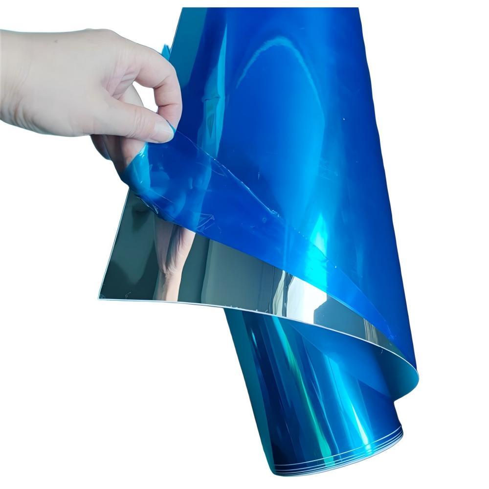 Super Reflective PET Mirror Film Roll 1m X 50m/100m Industrial & Construction Use Extruding & Cutting Service