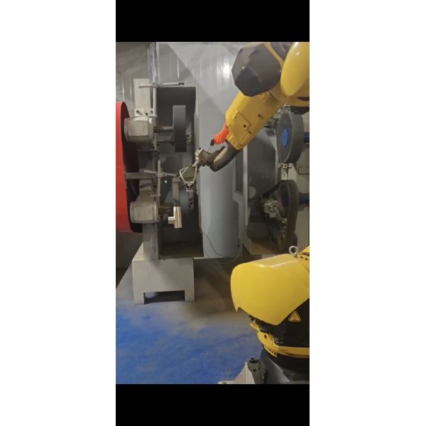 High Precision Robot Grinder Manipulator ±0.02mm Accuracy with Sanding Belt