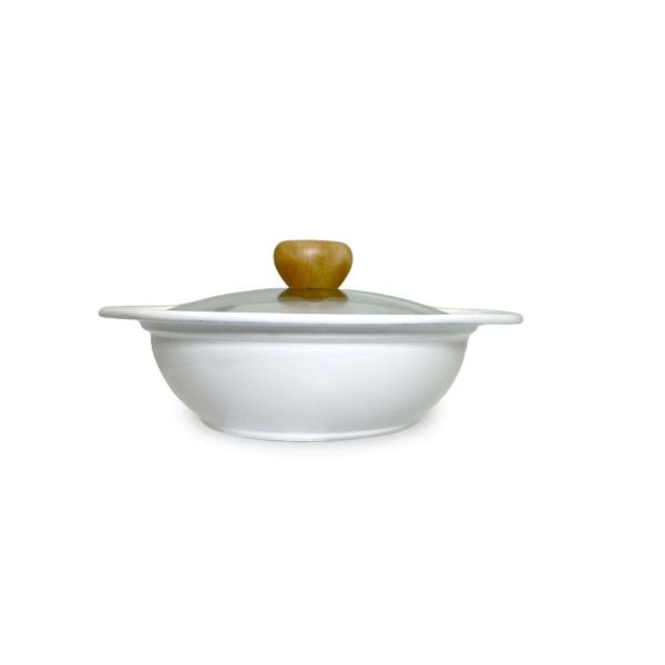 Handmade Enamel Carbon Steel Casserole Cooking Pot For Food Preparation Customized Color