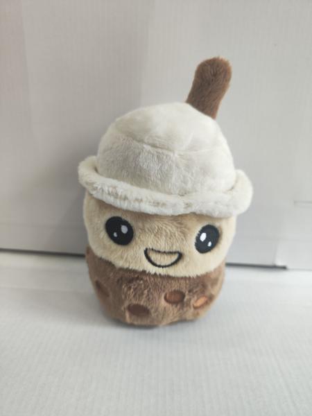 Enregistrement et répétition Bubble Tea Plush Jouet électronique Jouet fonctionnel meilleur cadeau pour les enfants
