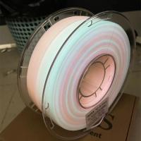 Résistance élevée Filament d'impression 3D Filament arc-en-ciel lumineux PLA 1,75 mm