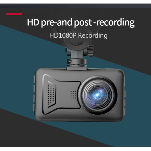 3 Inch RoHS Car Cam Recorder FHD 1080p G Sensor Driving Recorder