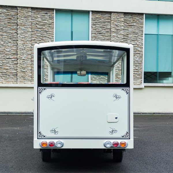72V Large Capacity lead Acid Battery 14 Seater Electric Tourist Bus Sightseeing Car