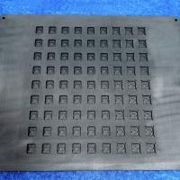 6 Microns Isostático Semicondutor Bloco de Grafite Baixa Expansão 125 MPa